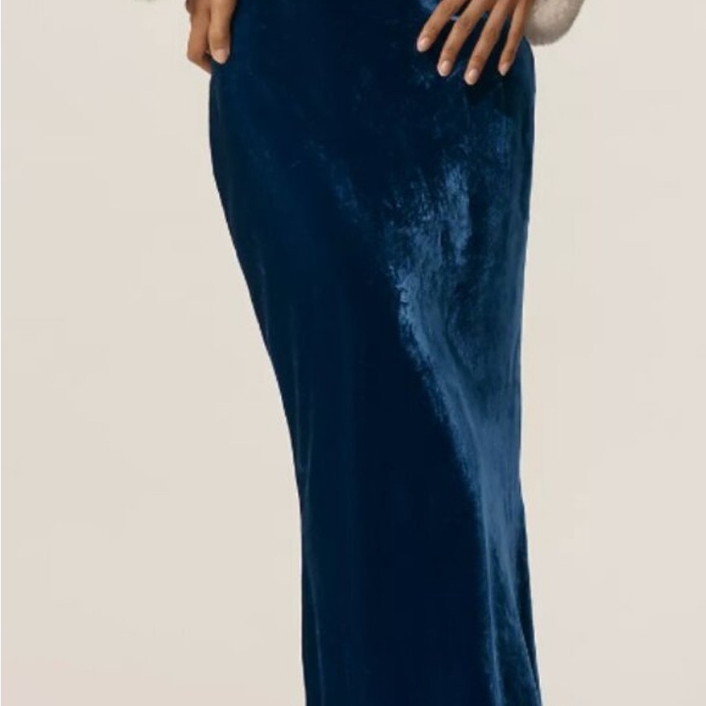 Anthropologie Tilda velvet skirt NWT large